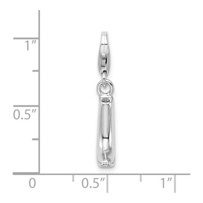 Sterling Silver Boot Charm | Amore La Vita Click-On – view 6