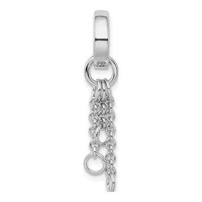Sterling Silver Circle Carrier Pendant