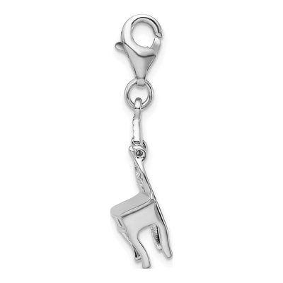 Sterling Silver Vanity Charm – view 3