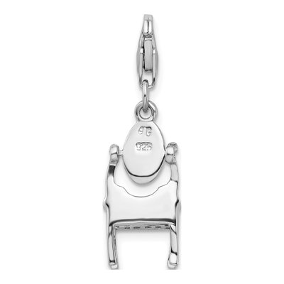 Sterling Silver Vanity Charm – view 4