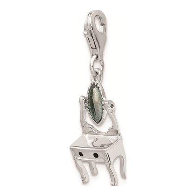 Sterling Silver Vanity Charm – view 5