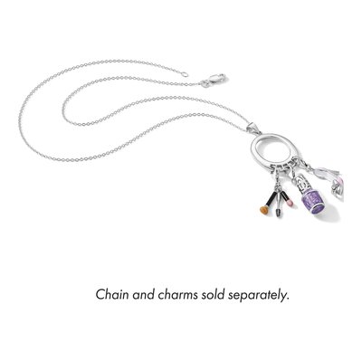 Sterling Silver Oval Carrier Pendant – view 6