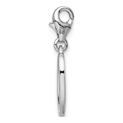 Sterling Silver Number 0 Charm – view 3
