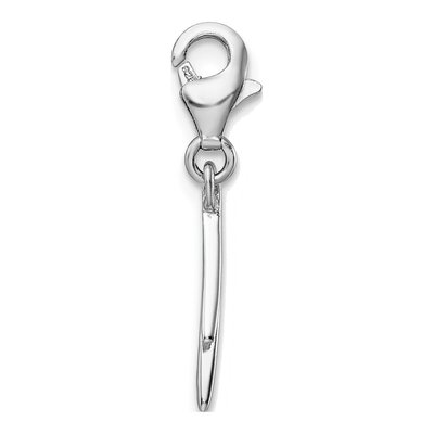Sterling Silver Number 1 Charm – view 3