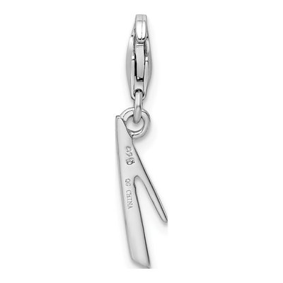 Sterling Silver Number 1 Charm – view 4
