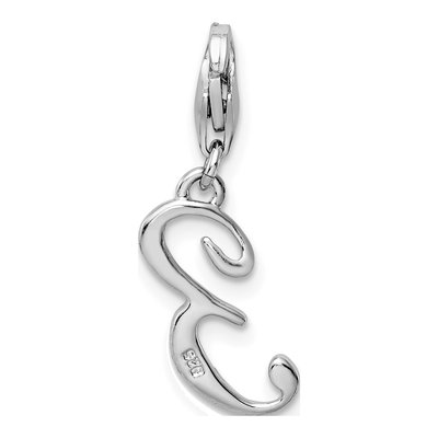 Sterling Silver Number 3 Charm – view 4