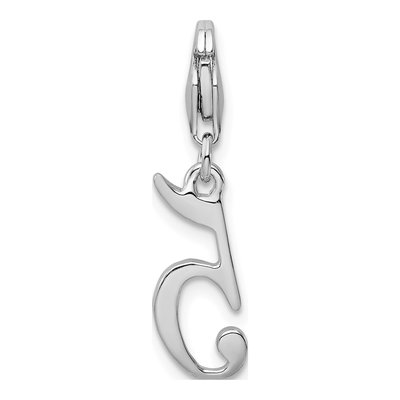 Sterling Silver Number 5 Charm – view 4