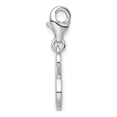Sterling Silver Number 8 Charm – view 3