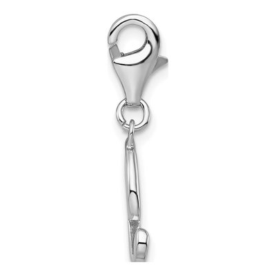 Sterling Silver Number 9 Charm – view 3