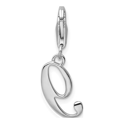 Sterling Silver Number 9 Charm – view 4