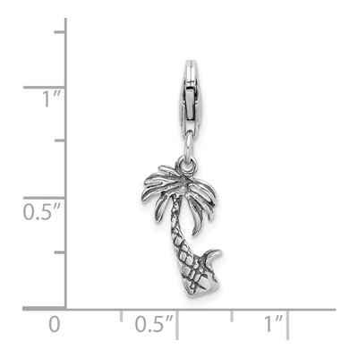Sterling Silver Palm Tree Charm – view 5