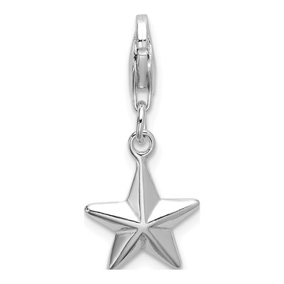 Sterling Silver Star Charm – view 4