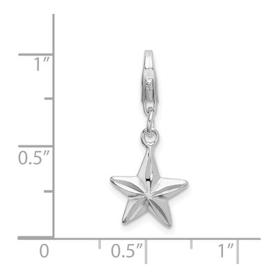 Sterling Silver Star Charm – view 5