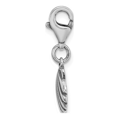 Sterling Silver Clam Shell Charm – view 3