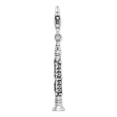 Sterling Silver Clarinet Charm