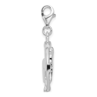 Sterling Silver 3-D Horse Charm – view 3