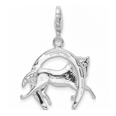 Sterling Silver 3-D Horse Charm – view 4