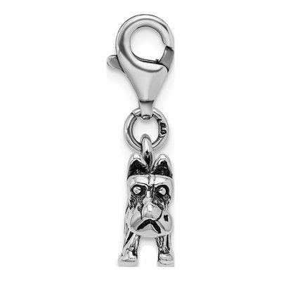 Sterling Silver Scottie Dog Charm – view 3