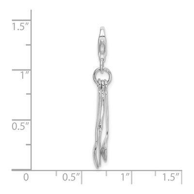 Sterling Silver 3-D Cutlery Charm – view 5