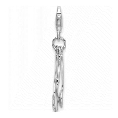 Sterling Silver 3-D Cutlery Charm