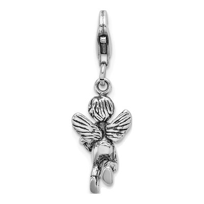 Sterling Silver Angel Charm – view 4
