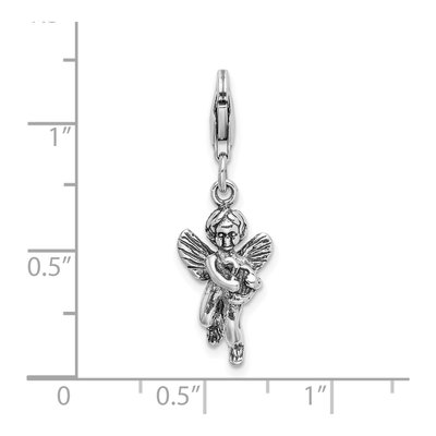 Sterling Silver Angel Charm – view 5