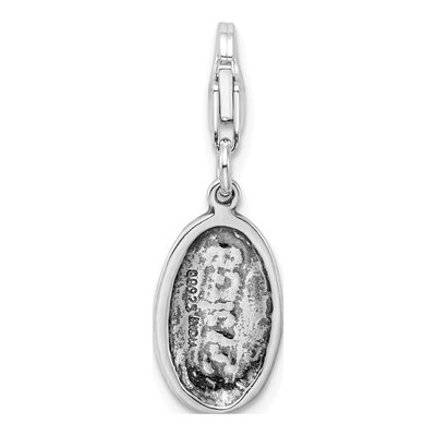 Sterling Silver Believe Charm – view 5