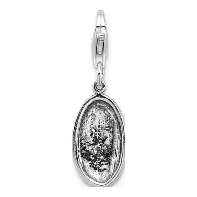 Sterling Silver Antiqued Spoiled Charm – view 5