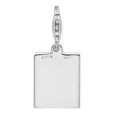 Sterling Silver Bingo Card Charm – view 4