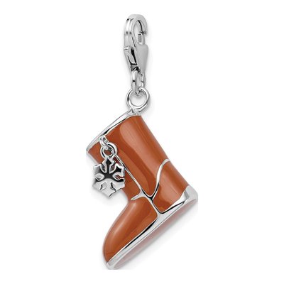 Sterling Silver Snow Boot Charm – view 5