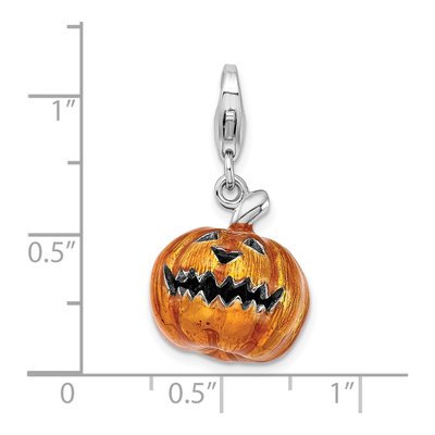Sterling Silver Jack Lantern Charm – view 6