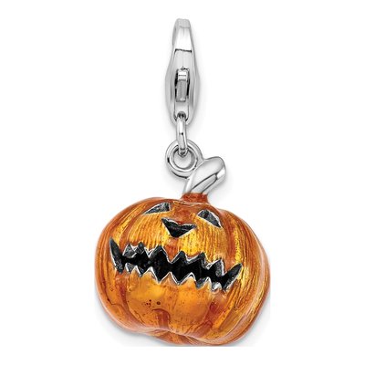 Sterling Silver Jack Lantern Charm