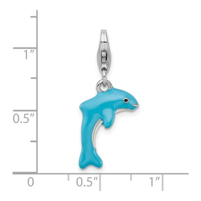 Sterling Silver Dolphin Charm – view 6