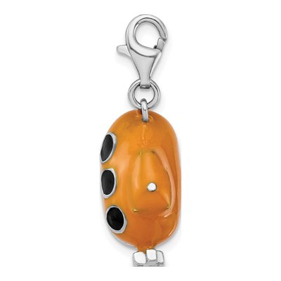 Sterling Silver 3-D Submarine Charm – view 3