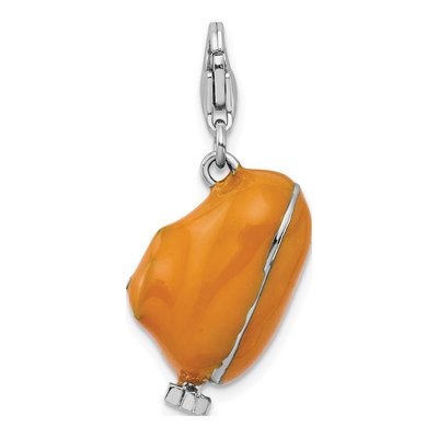 Sterling Silver 3-D Submarine Charm – view 4