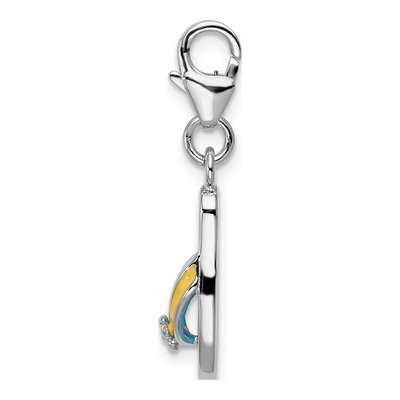 Sterling Silver Flip Flop Charm – view 2