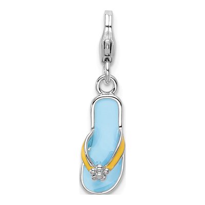 Sterling Silver Flip Flop Charm