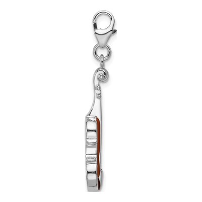 Sterling Silver Viola Charm – view 4