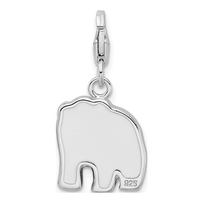 Sterling Silver Enameled Panda Charm – view 5