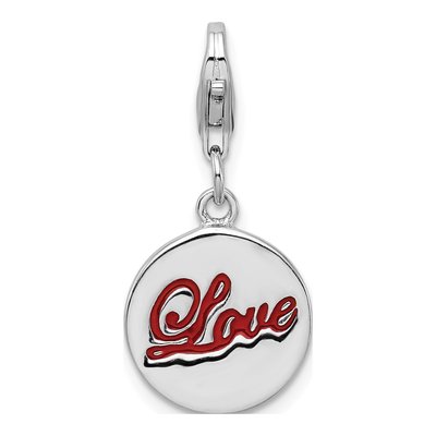 Sterling Silver LOVE Charm