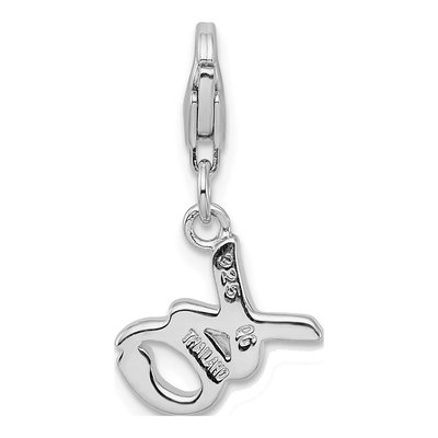 Sterling Silver XO Charm – view 5