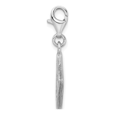 Sterling Silver 3-D Passport Charm – view 4