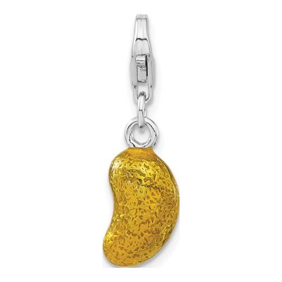 Sterling Silver Bean Charm