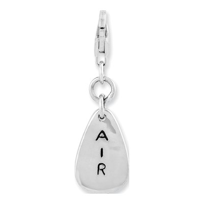 Sterling Silver Air Symbol Charm – view 4