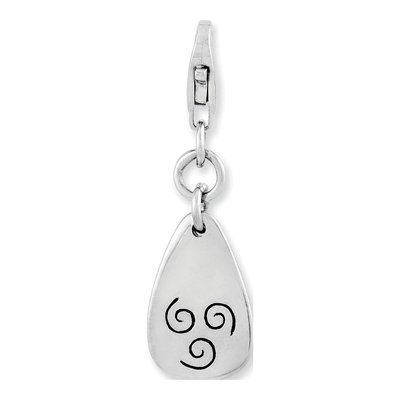 Sterling Silver Air Symbol Charm