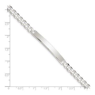 Sterling Silver 5mm Curb ID Bracelet – view 3