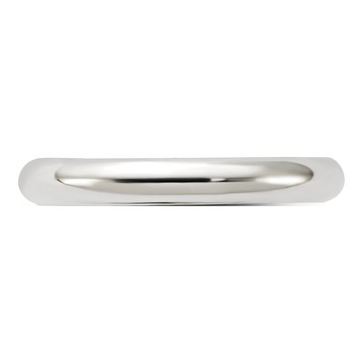 Sterling Silver 3mm Comfort-Fit Wedding Band – view 4