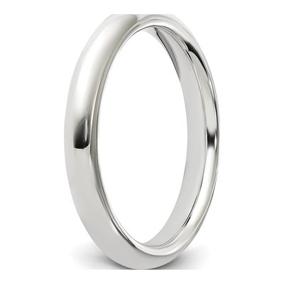 Sterling Silver 3mm Comfort-Fit Wedding Band – view 7