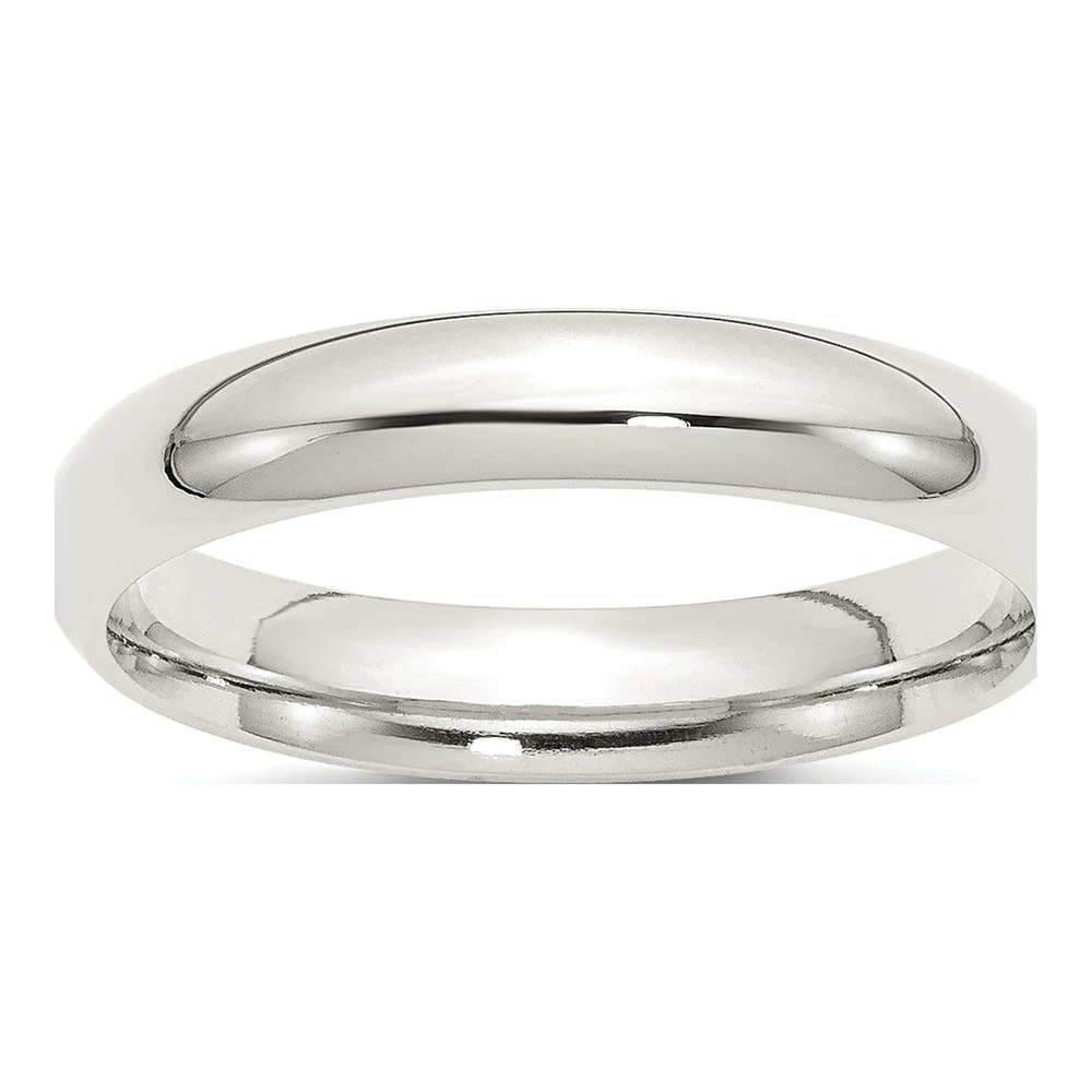 Sterling Silver 4mm Comfort Fit Size 4 Band