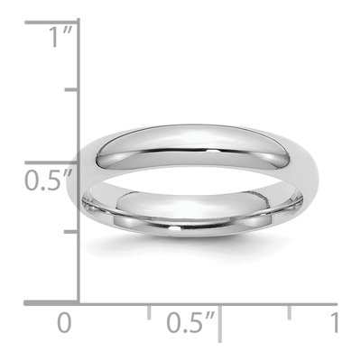 Sterling Silver 4mm Comfort-Fit Wedding Band – view 5